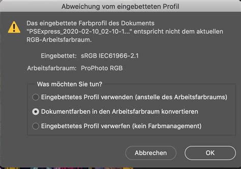 PSExpress export to PSD/Photoshop2020: wrong colou... - Adobe Support ...