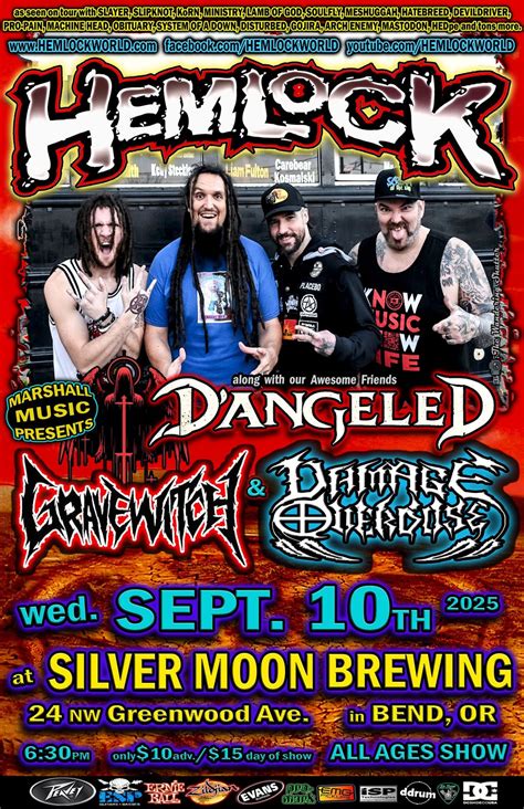 Hemlock, Dangeled, Gravewitch & Damage Overdose, 24 NW Greenwood Ave ...