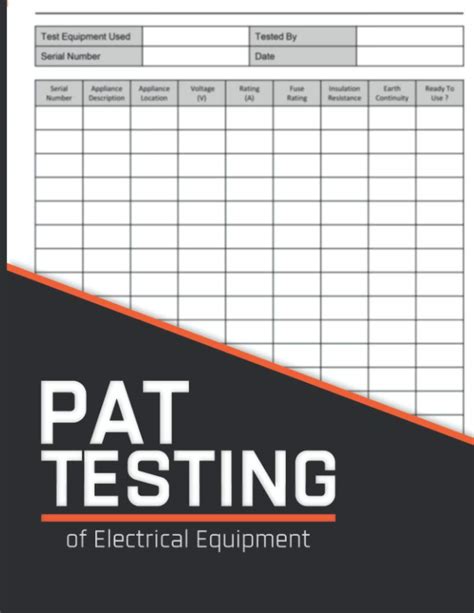Buy PAT Testing of Electrical Equipment: Portable Appliance Testing ...