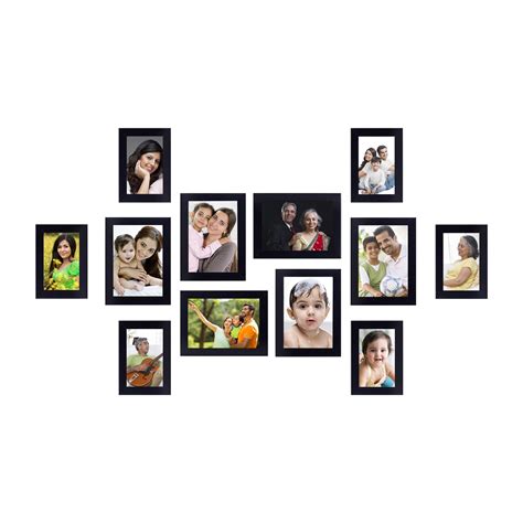 Amazon Brand - Solimo Collage Photo Frames, Set of 12,Wall Hanging (6 ...