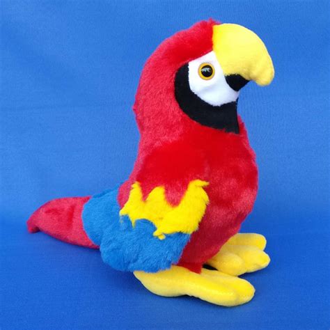 Parrot Plush Red Toy 20 cm – Chirukaanuka