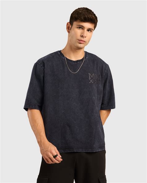 Mens Oversized Acid Wash T-Shirt – Musclemind activeleisure