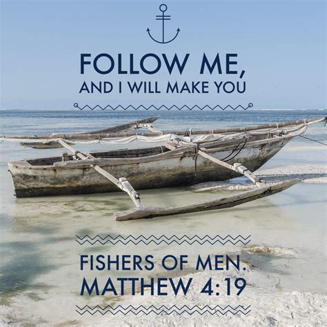 Matthew 4:19 – Fishers of Men – Encouraging Bible Verses