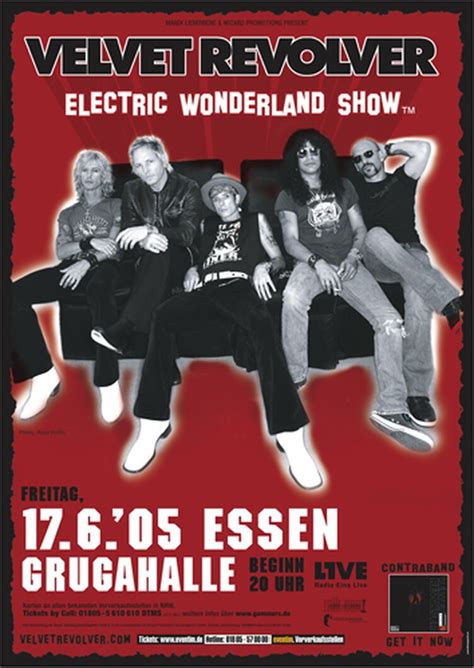 Velvet Revolver - Electric Wonderland, Essen 2005 - Konzertplakat, CA ...