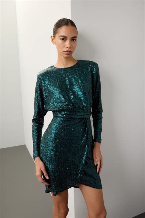 Light Green Sequin Dress at Blanca Wilkerson blog