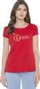 CLITHS Printed Women Round Neck Red T-Shirt - Buy CLITHS Printed Women ...