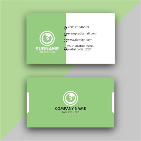 Business card design | Premium Vector
