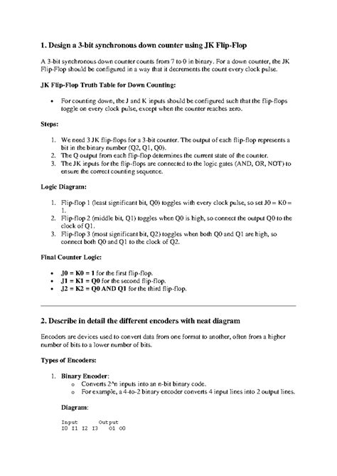 DLD 8 and 16 mark - question bank for computer architecture - 1. Design ...