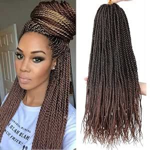 18 8packs, t30: Flyteng 18 inch 8 Packs Senegalese Twist Crochet Braids ...