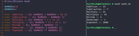 Image result for Shell Script to Perform Arithmetic Operations