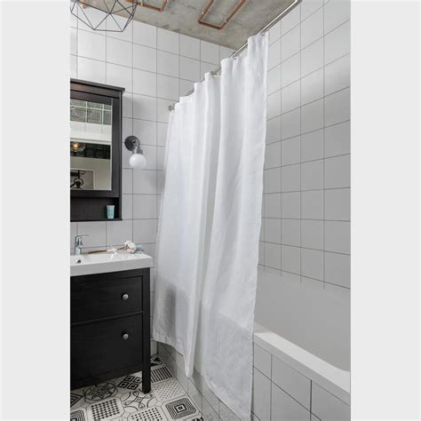Linen Shower Curtains - Custom Sizes & Colors