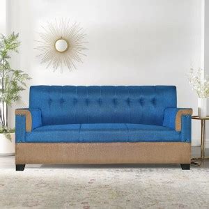 LIVEWELL Premium Quality Jute Fabric 3 Seater Sofa Price in India - Buy ...