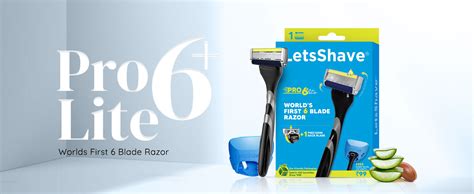 LetsShave Pro 6 Plus Lite Face & Full Body Razor for Men, Trial Shaving ...