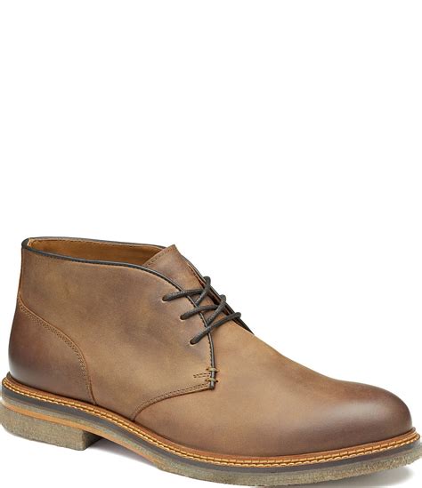 Johnston & Murphy Men's Calder Leather Chukka Lace Up Boots | Dillard's