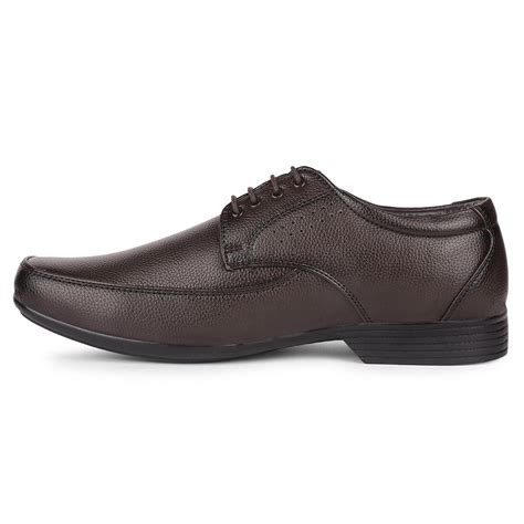Buy Fortune By Liberty HIL-10 Formal Derby Shoes For Men - Brown
