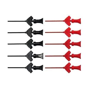 LED Tester 10Pcs Mini Grabber SMD IC Test Hook Clip Jumper Probe Logic ...