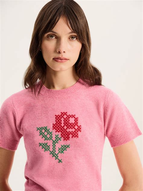 Lexi Rose Top in Pink | OMNES | Knitwear | Sustainable & Affordable Clothing | Shop Women's Fashion