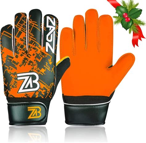Buy ZABZ Goalie Gloves Youth Goalkeeper Gloves Kids Football Gloves ...