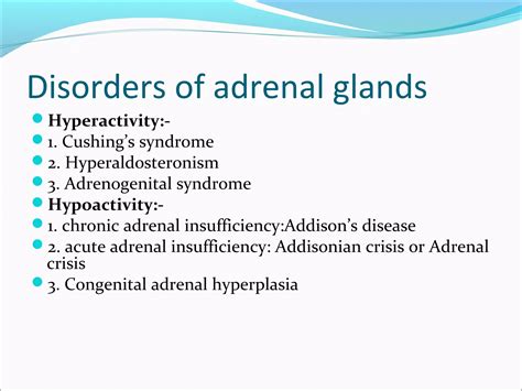 Disorders of adrenals | PPT