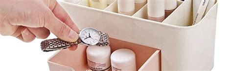 Cpixen Plastic Cosmetics Storage Box Multi Functional Desktop Storage ...