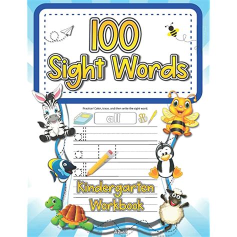 Buy 100 Sight Words Kindergarten Workbook: Learn to Read & Write ...