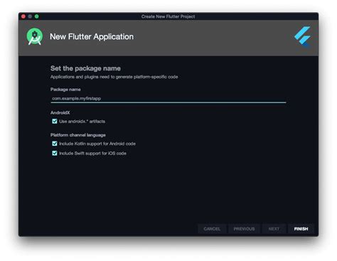 How to Create a Project Flutter in Android Studio 的图像结果