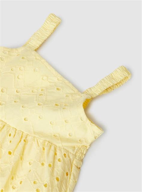 Buy Girls Schiffli Tiered Dress Online at just Rs. 699.0 ...