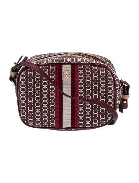 Tory Burch Coated Canvas Crossbody Bag - Yellow Crossbody Bags ...