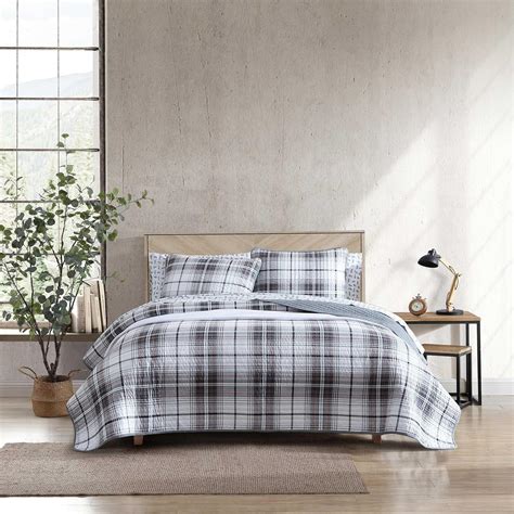 Amazon.com: Eddie Bauer - Twin Quilt Set, Reversible Cotton Bedding ...