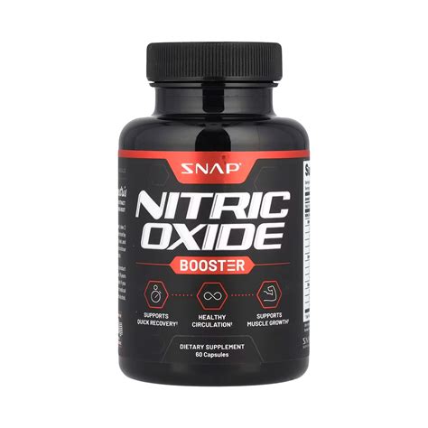 Snap Supplements, Nitric Oxide Booster, 60 Capsules – Maple Herbs