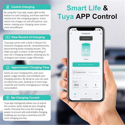 OMMC Level 2 EV Charger 40Amp，240V Electric Vehicle India | Ubuy