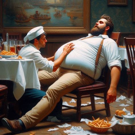 Images tagged with feedee belly, fat belly, male belly stuffing ...