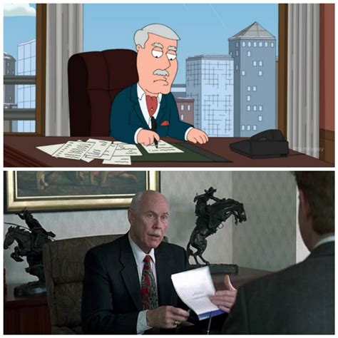 Carter Pewderschmidt is the animated version of Harve Presnell in Fargo ...