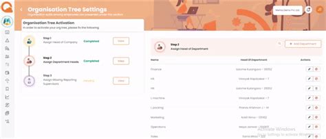 How to do the Organisation Tree Settings? - Quikchex Knowledge Base