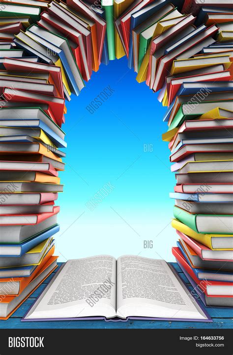 Open Book Stack Books Image & Photo (Free Trial) | Bigstock