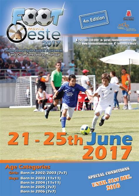 Footmania Oeste 2017 Presentation | PDF | Soccer | Sports