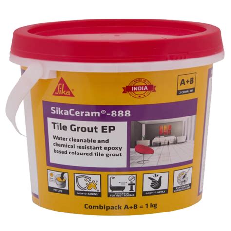 SIKA - SikaCeram 888 Tile Grout EP - Coloured tile grout and tile ...