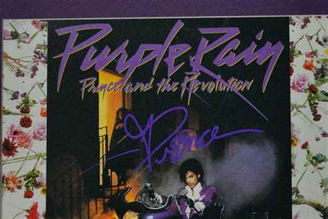 Sold Price: Prince Framed Signed Purple Rain Album Cover - October 6 ...
