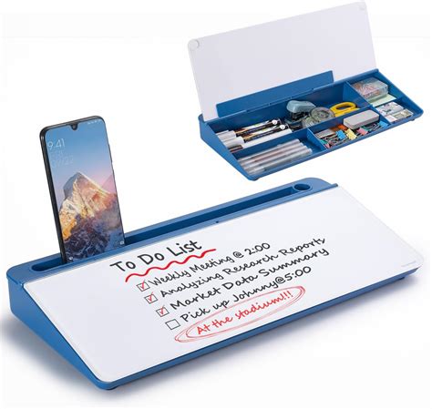 TSJ OFFICE Small Glass Desktop Whiteboard Dry-Erase-Board - India | Ubuy