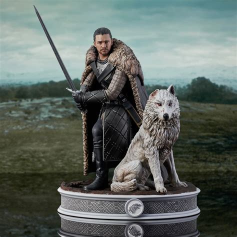 Game of Thrones Jon Snow and Ghost Come to Diamond Select Toys