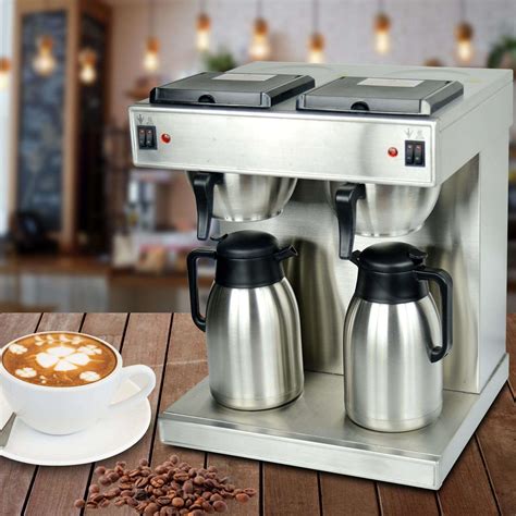EASYROSE Drip Coffee Maker 20 Cup Commercial Coffee Makers, One-Touch ...