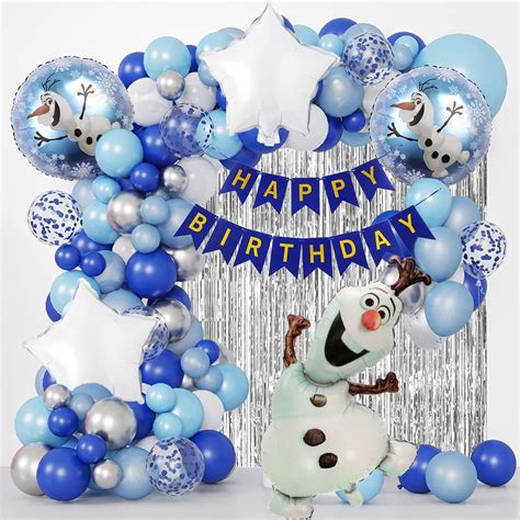 Flyloons 12th Frozen Elsa theme birthday decorations items for Girls ...