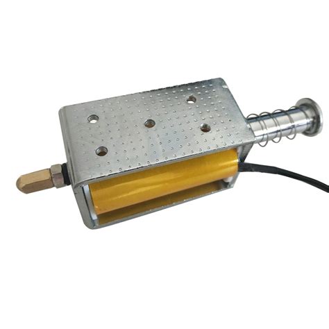 Abletop Push Pull Solenoid DC 12V 35mm Long Stroke Small ...