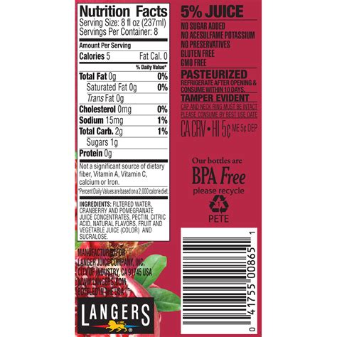 Pomegranate Juice Nutritional Information | Besto Blog