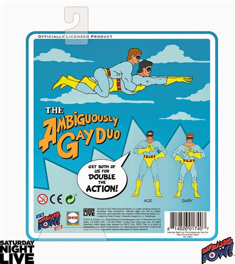 Saturday Night Live Ambiguously Gay Duo 8-Inch Action Figures