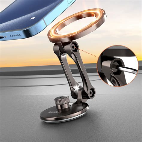 Amazon.com: Smolink for Magsafe Car Mount, Alloy Folding Magnetic Phone ...