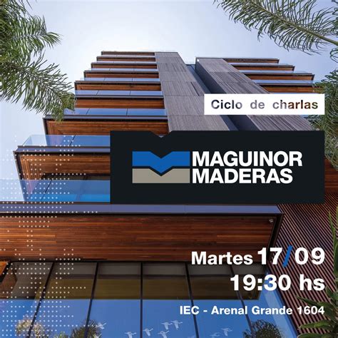 Ciclo de charlas en IEC – Maguinor Maderas – Instituto de Enseñanza de la Construcción