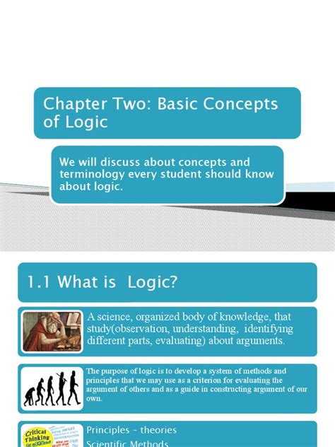 Image result for Logic Chapter Two Questions and Answers