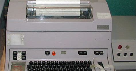 Telex machine--I was taught how to use this to send messages to Europe ...