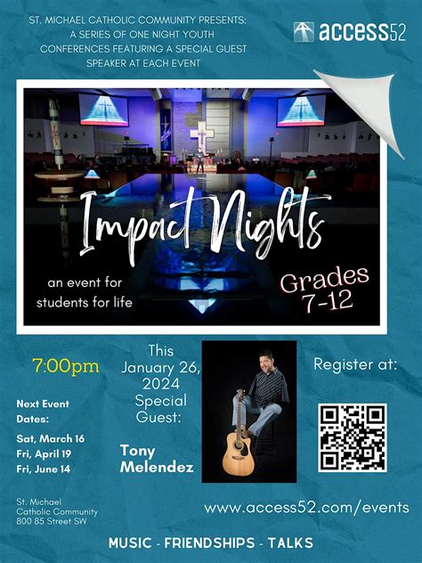 Impact Nights (April 19) - with Access52, St. Michael Catholic ...